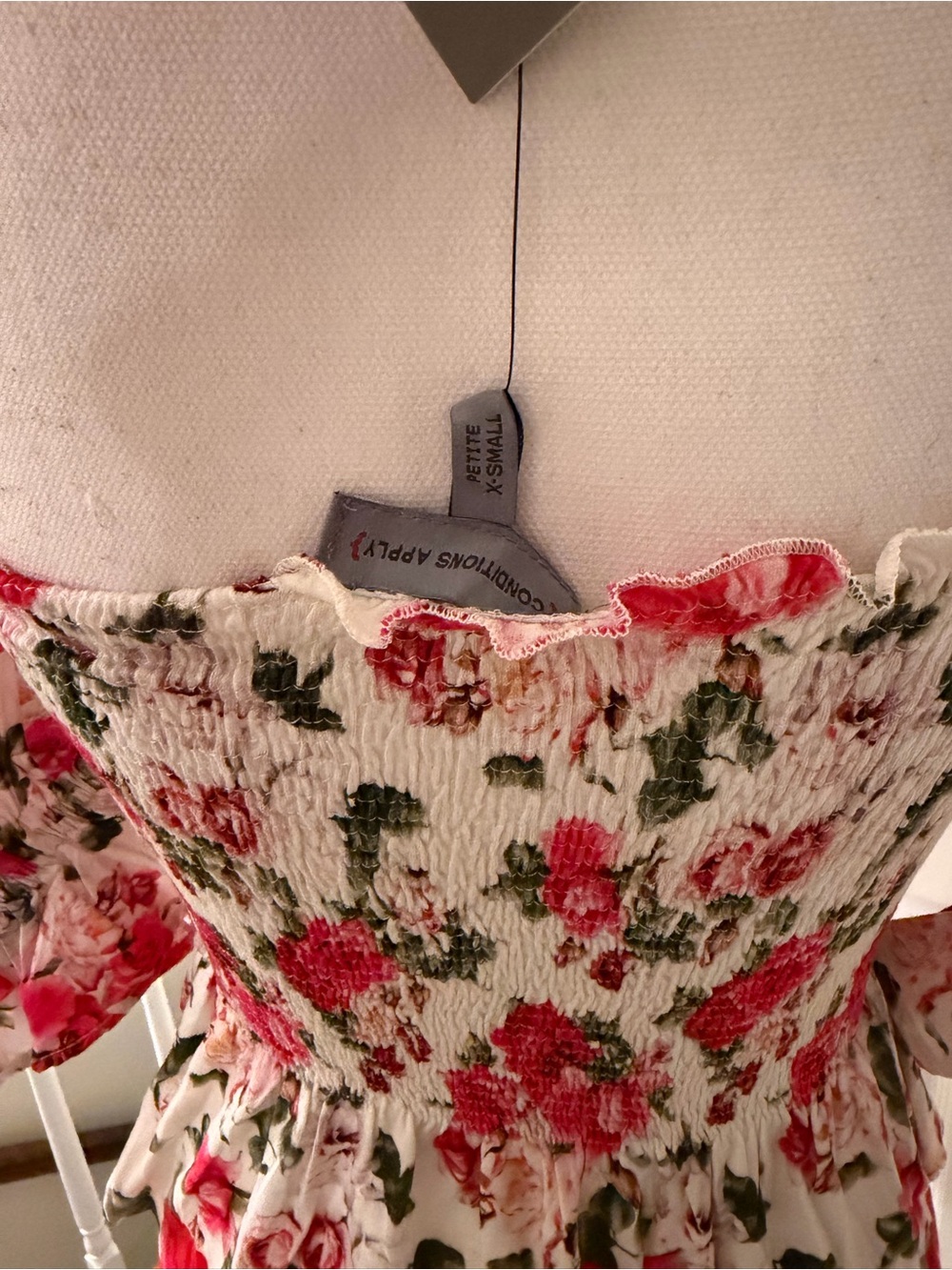 Anthropologie Smocked Sweatheart Blouse NWT! - Picture 15 of 16